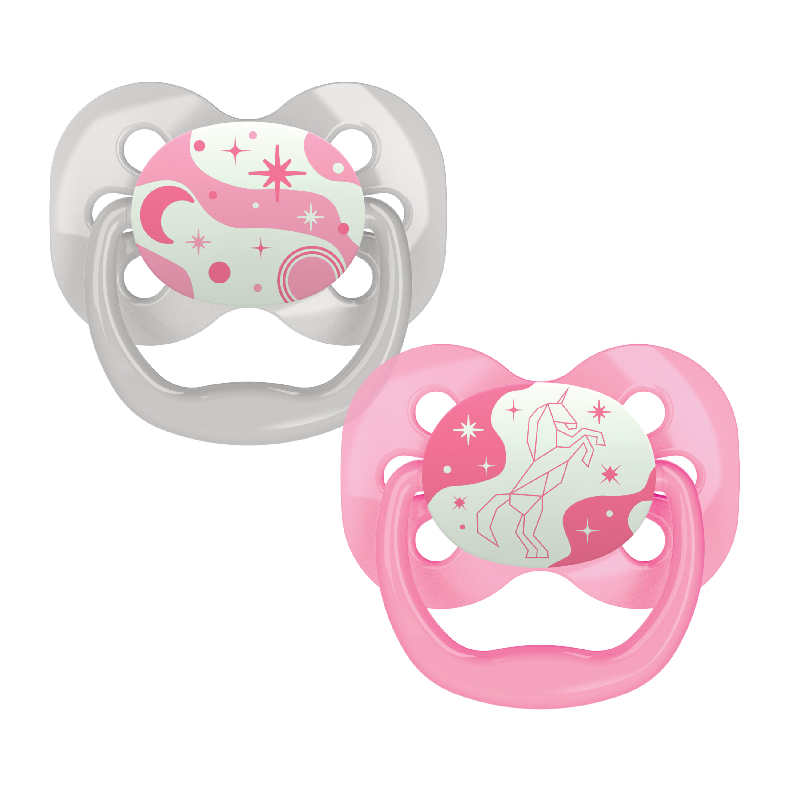0-6 MONTHS_Product_Advantage_Pacifier_Stage_1_Pink_Glow_in_the_Dark_1