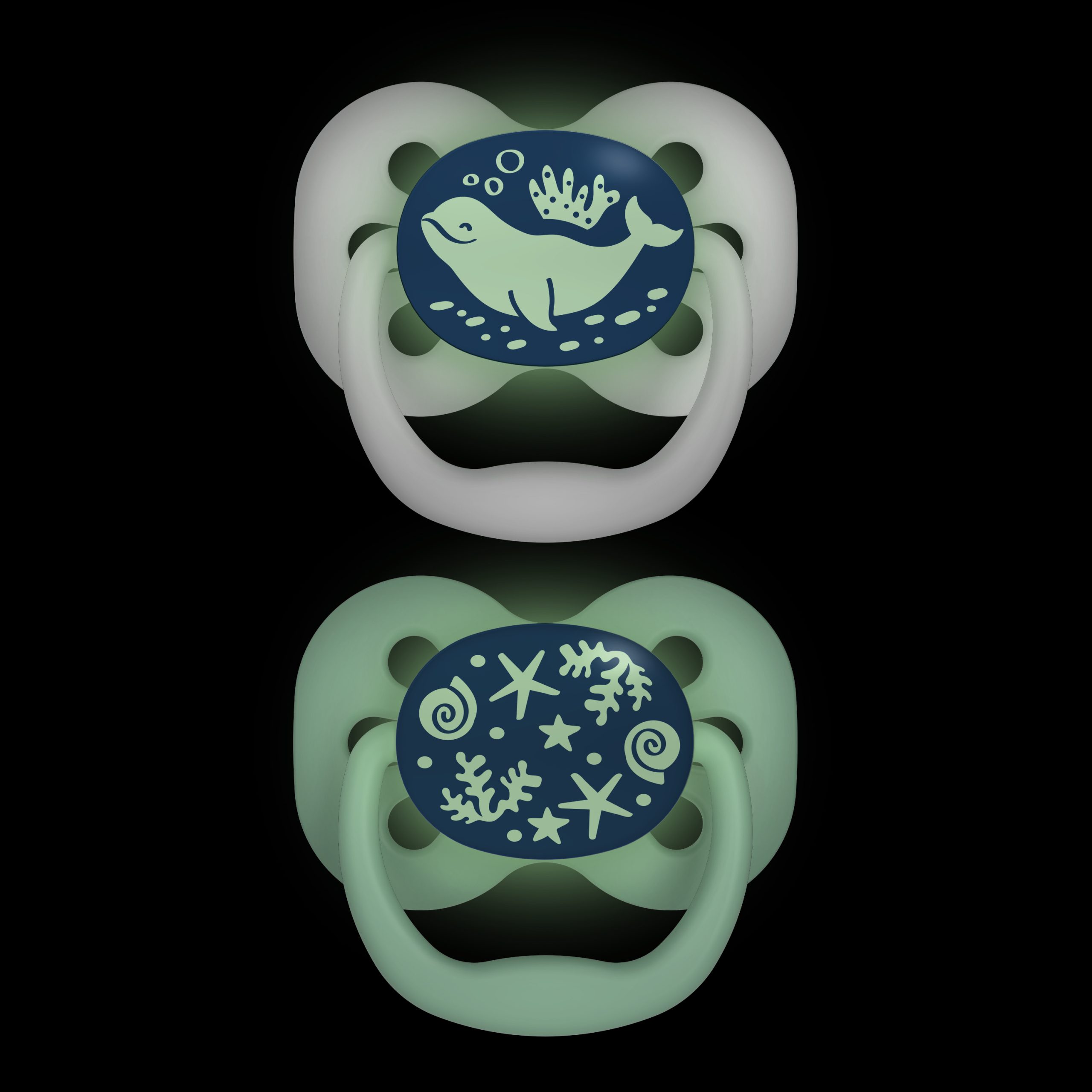 PA12004-INTL_R1_Product_F_Advantage_Soother_Stage_1_Blue_Ocean_Glow-in-the-Dark_2-pack_Glowing