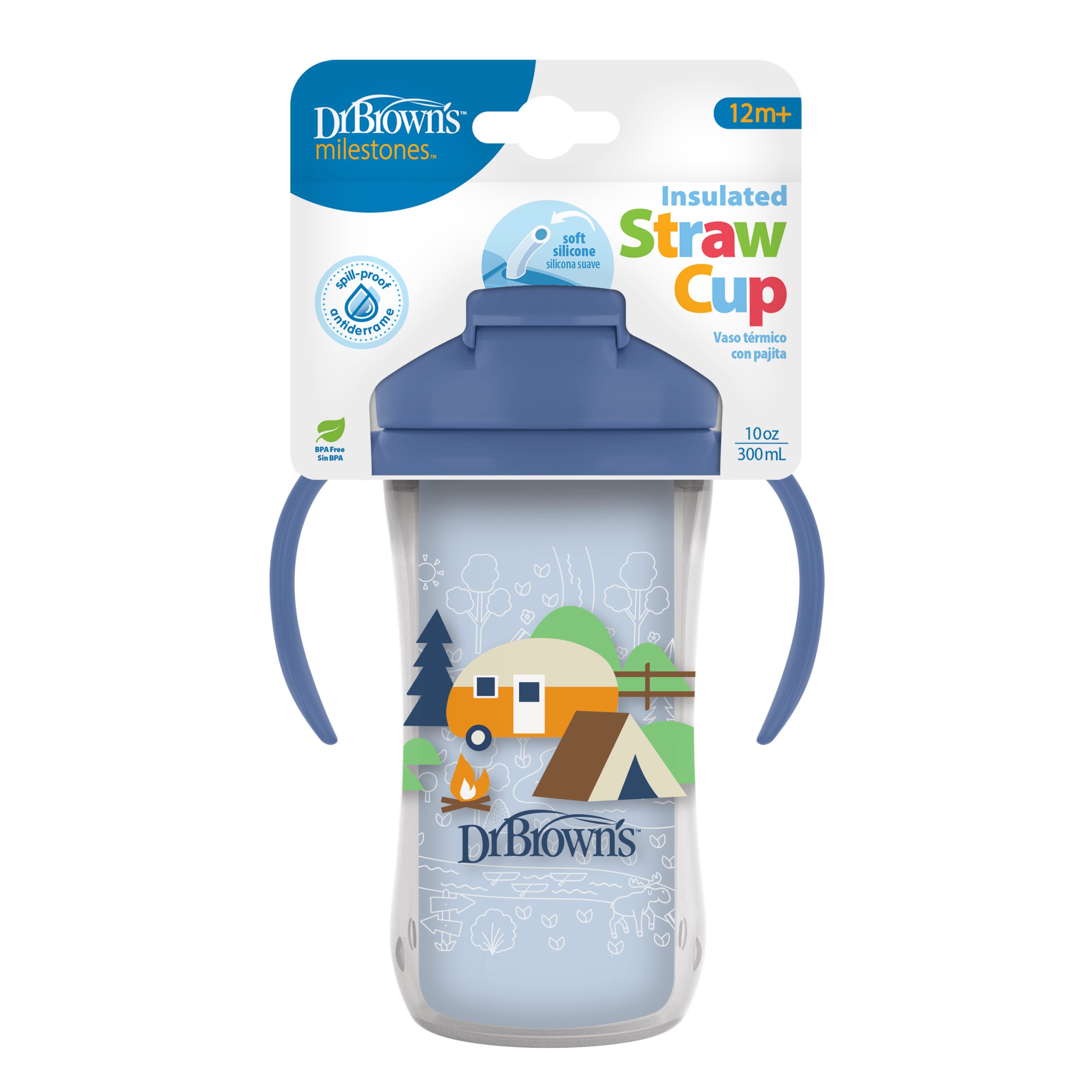 TC01202-INTL_R1_Pkg_F_Insulated_Straw_Cup_10oz_300ml_Blue_Camping_1-Pack