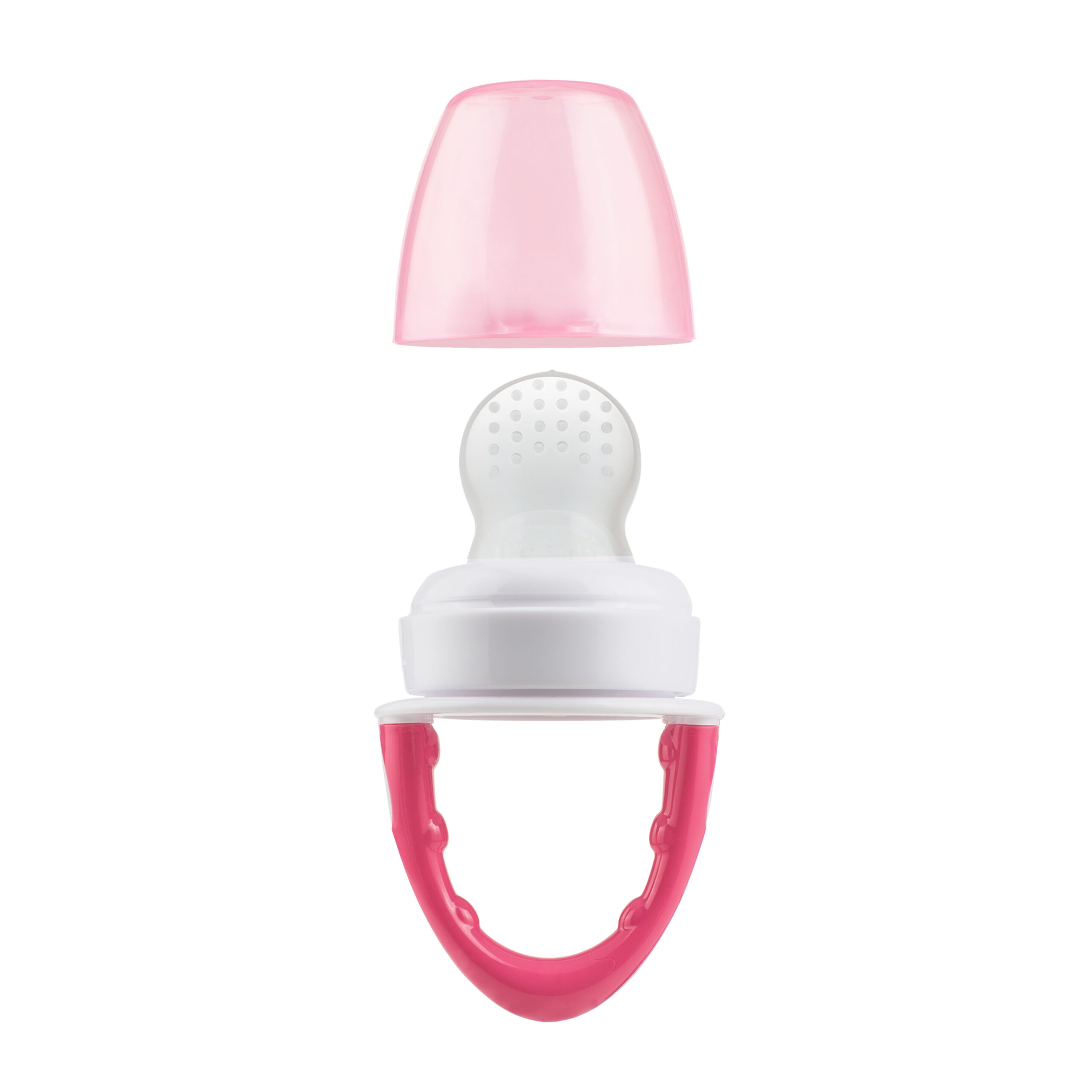 TF005_Fresh_Firsts_Silicone_Feeder_Pink_Cap_Off