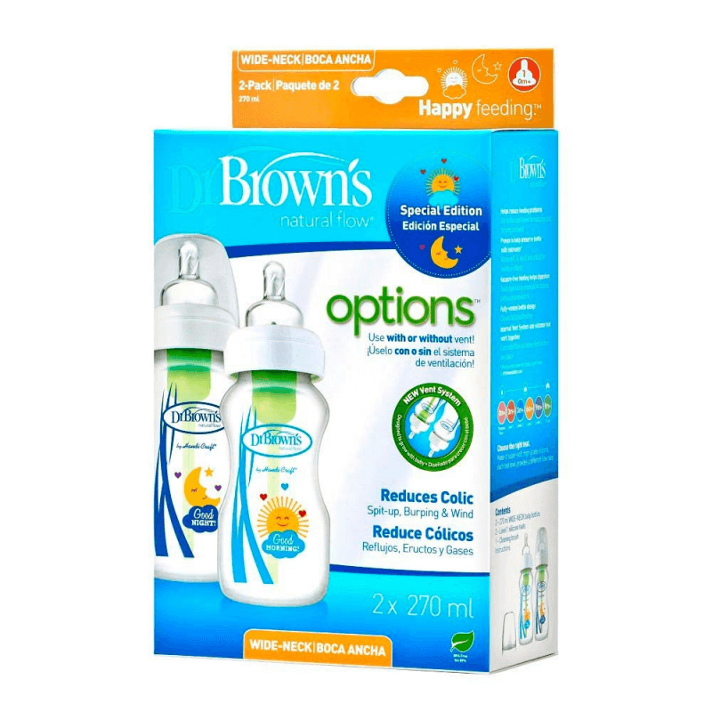 Dr. Brown’s Natural Flow Options Anticolic WideNeck Bottle 270ml